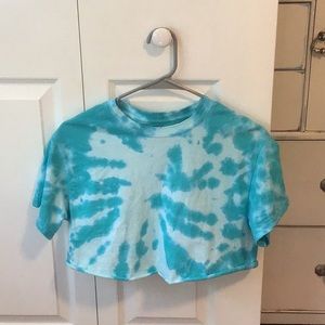 Tie-dye crop top